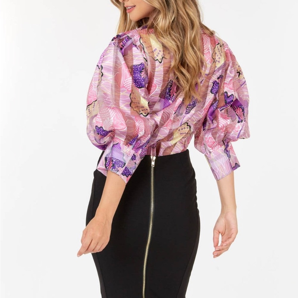 Sheer blouse - Picture 3 of 3